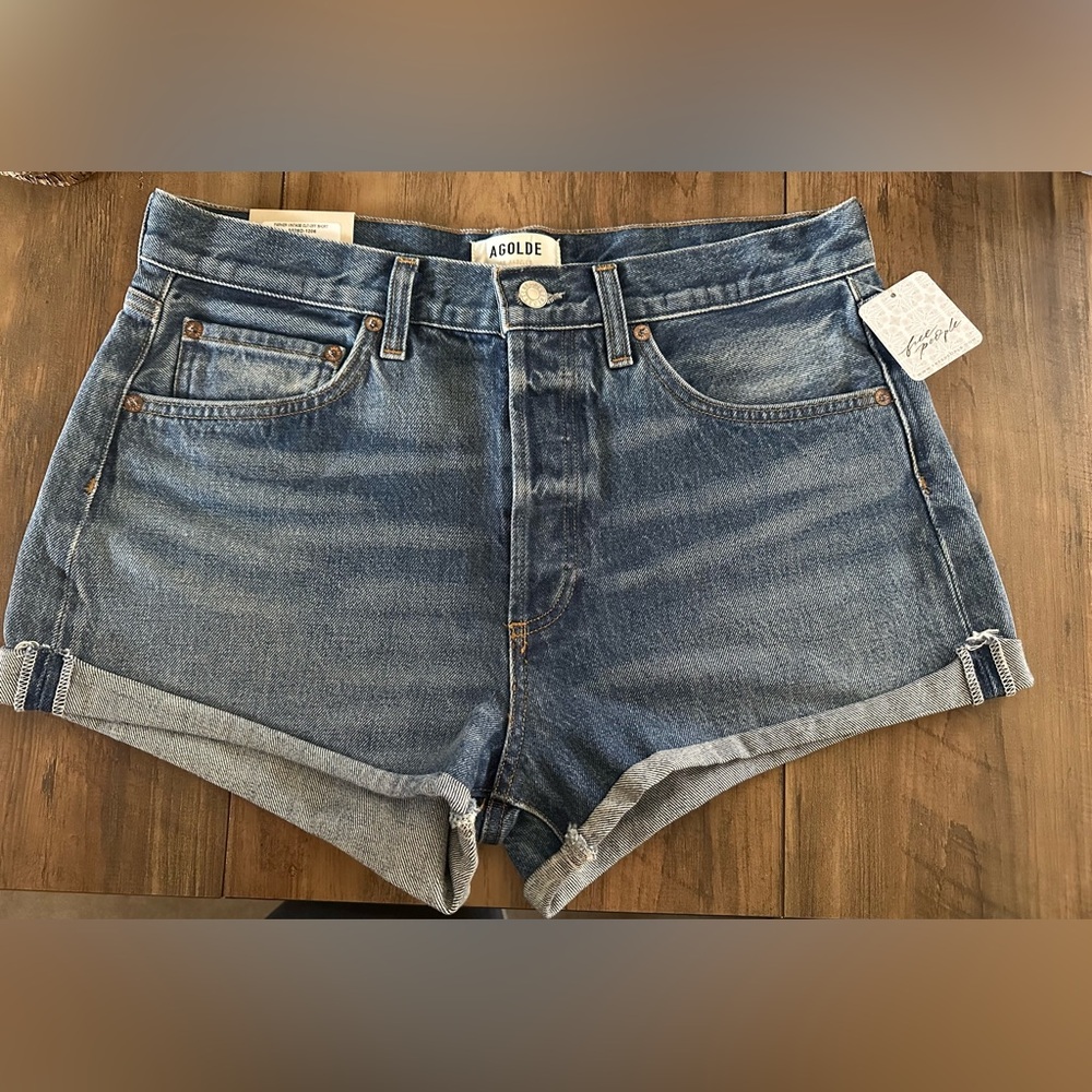 AGOLDE Parker Denim Shorts